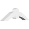 Ekena Millwork Archdale Architectural Grade PVC Gable Bracket, 48"W x 16"H x 6"D x 6"F, 8/12 Pitch GBP048X16X0606ARC00 - alternate 1